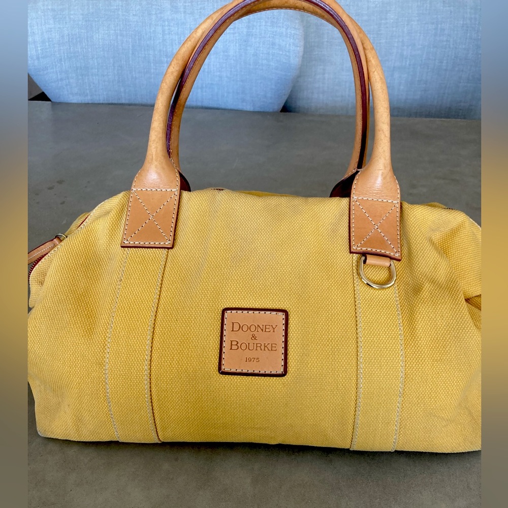 Yellow Downey and bourke bag